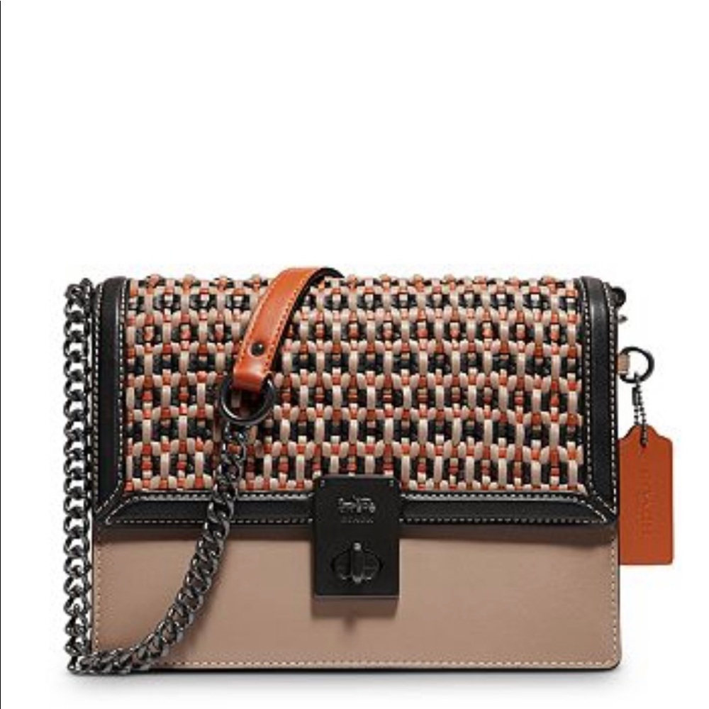 Coach Hutton Woven shoulder bag